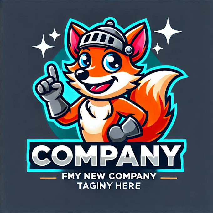 do create cartoon fox mascot logo with 1 day delivery