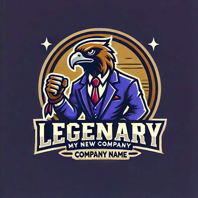 do create legendary mascot logo with express delivery