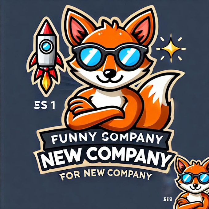 do create funny fox mascot logo with 1 day delivery