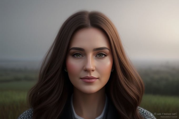 Realistic digital oil painting portraits from your photo by ...