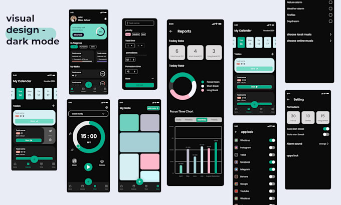 Ui ux mobile app by Nerminbehiri | Fiverr