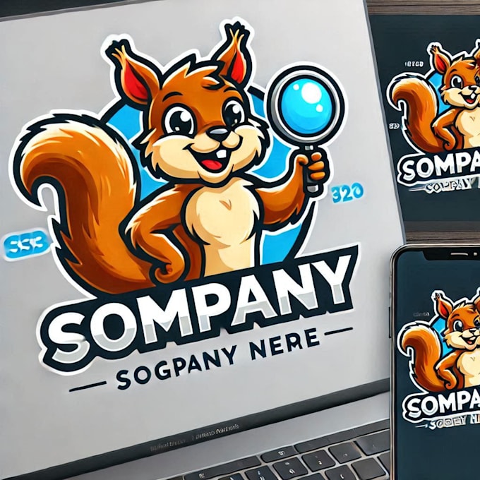 do make cool squirrel mascot logo with unlimited review