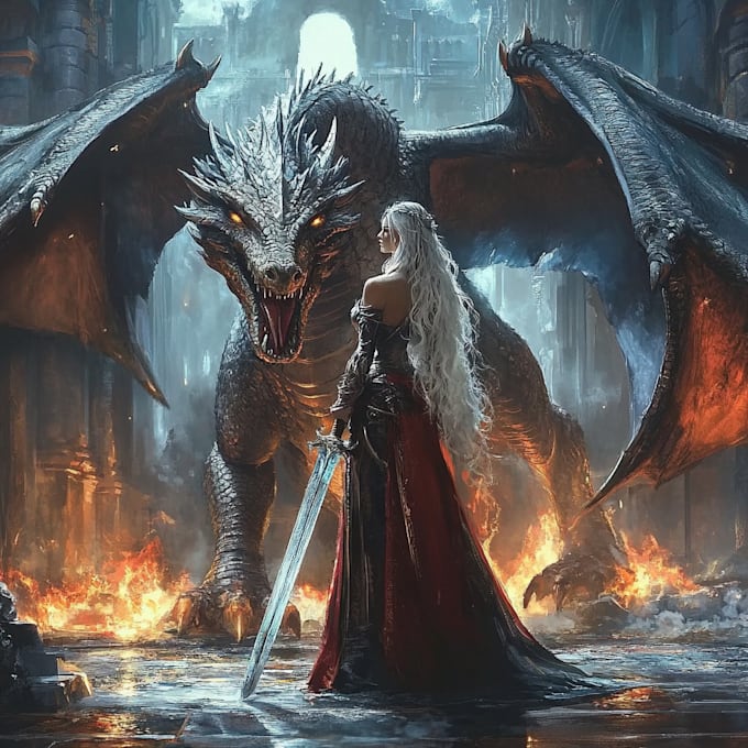 create fantasy character artwork
