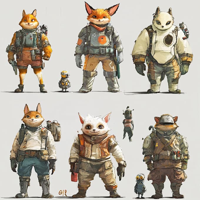 design characters concept art