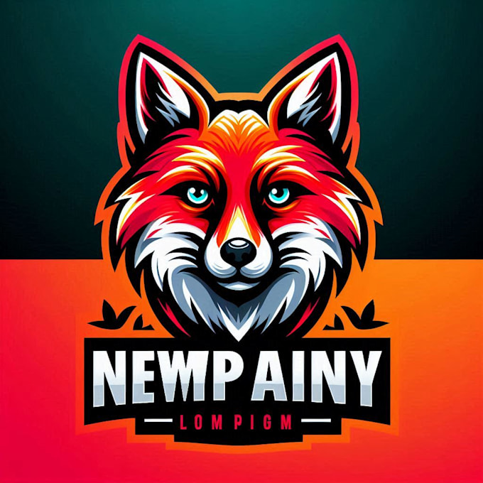 do design unique fox head mascot logo with unlimited revisions