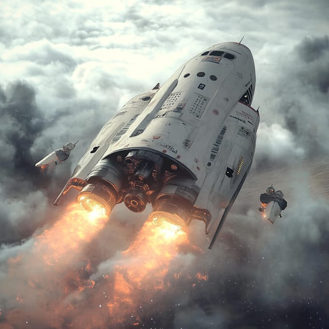 design spaceships and sci fi models