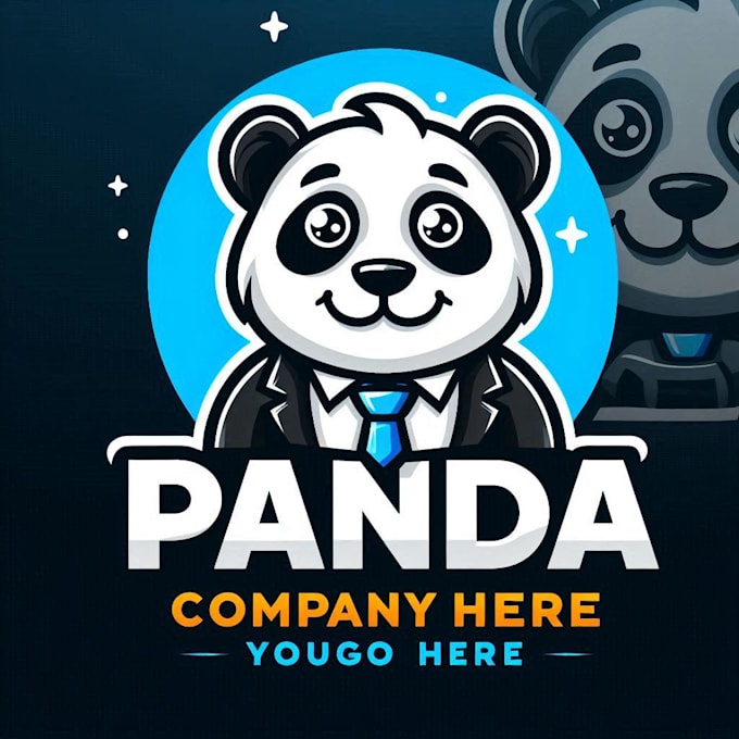 do make panda racing mascot logo design with express delivery