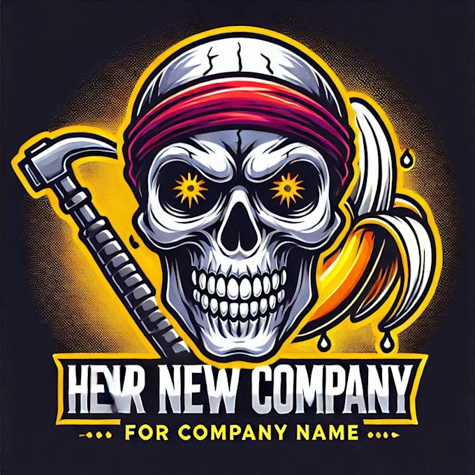 Do create iconic skull mascot logo design with unlimited review by ...