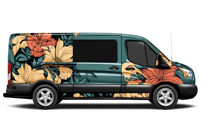 do professional vehicle branding, caravan