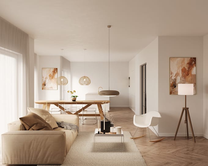 3d visualization of interior and exterior