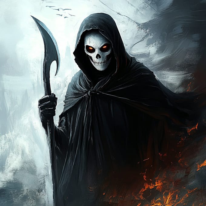 make a realistic or fantasy horror character art