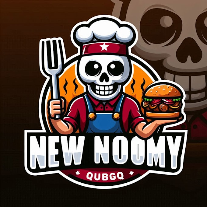 do make BBQ mascot logo design with 1 day delivery