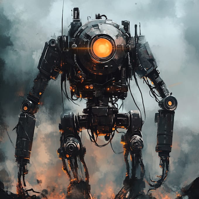 do mecha robot gundam illustrations