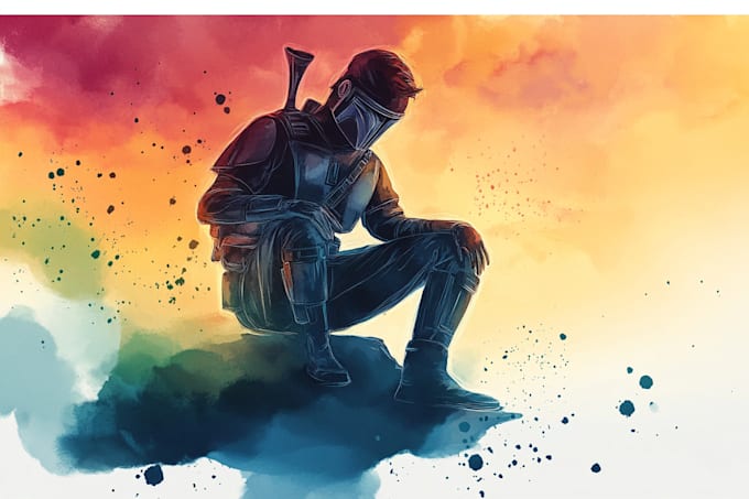 paint digital watercolor art