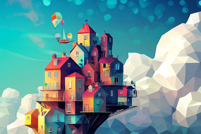 design a low poly illustration for you