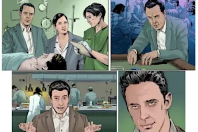 draw comic book and custom illustration