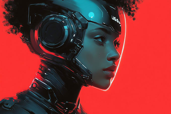 create sci fi illustrations