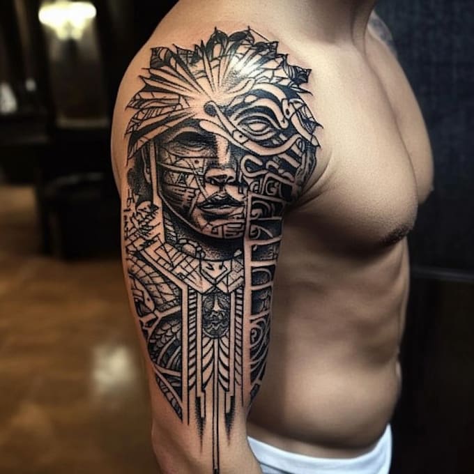 make a minimal line art tattoo