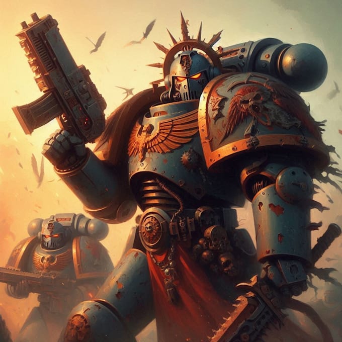 paint your warhammer 40k miniatures figures