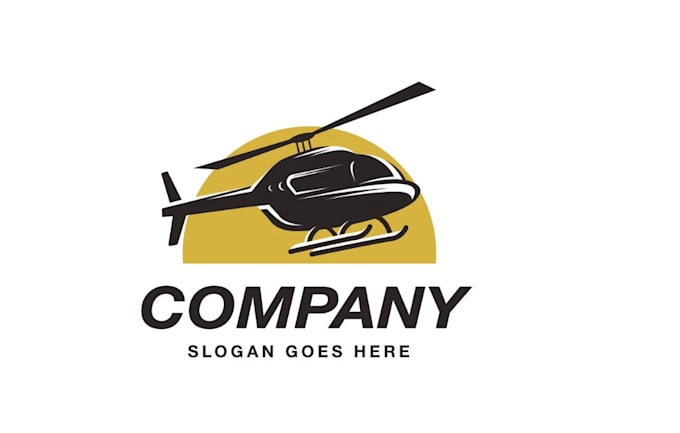 be make awesome modern aviation logo