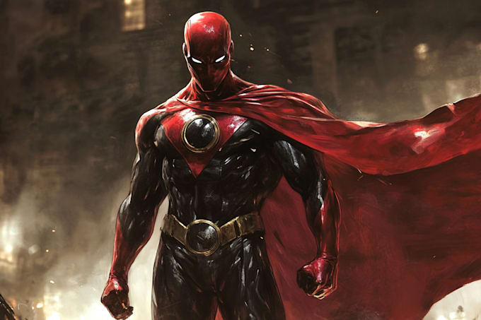 draw your favorite superhero character and comic