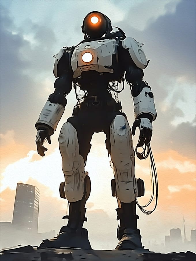 make  high quality robot, mecha concepts