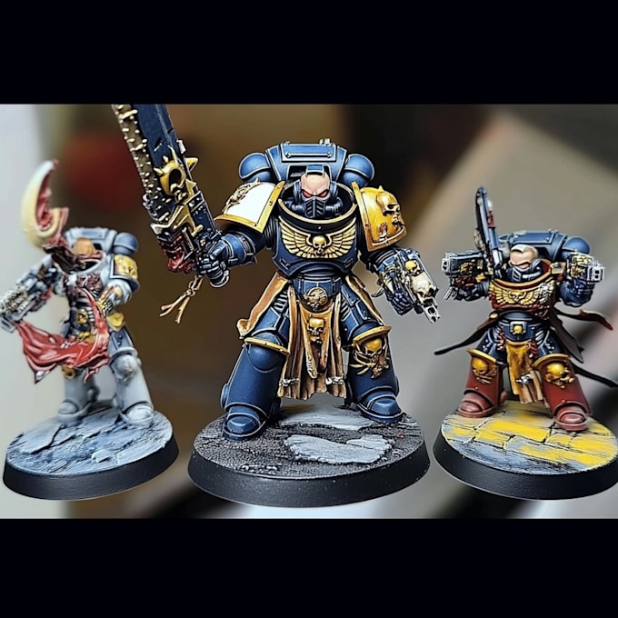 print and paint your miniature action figure mini
