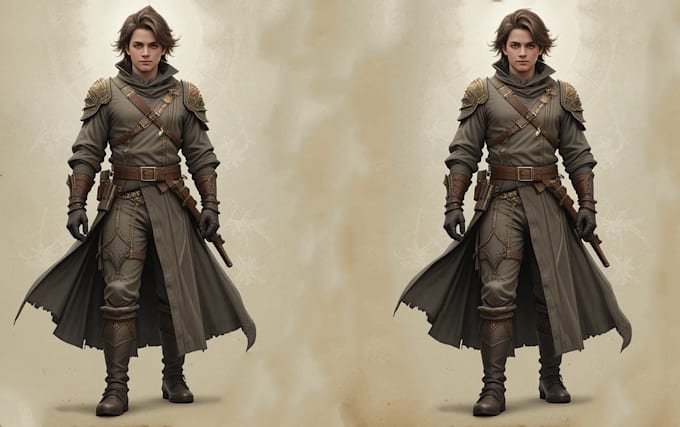 create custom dnd character art and illustration