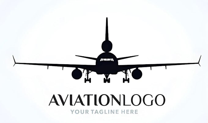 design modern transport logistic aviation logo