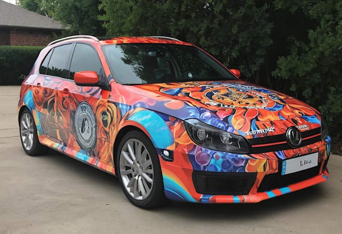 design a premium quality vehicle wrap