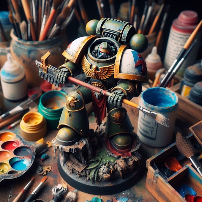 draw your warhammer 40k sigma or did minis