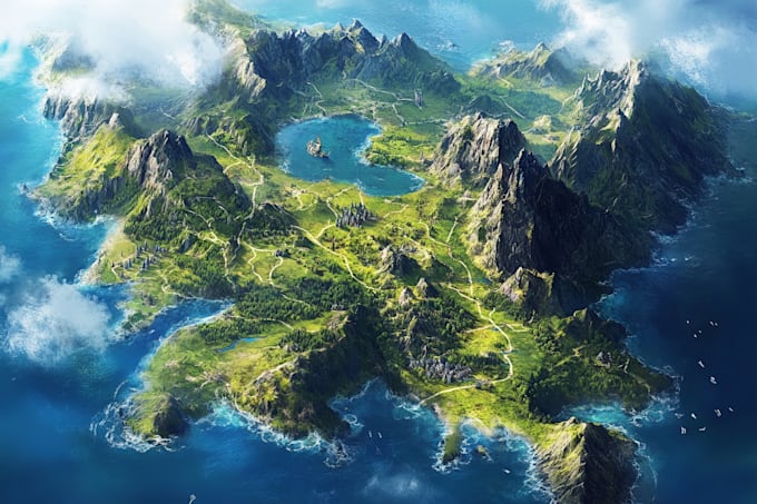 make a fantasy map for your dnd game