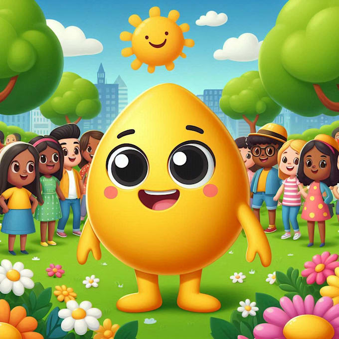 draw you as yellow cartoon character