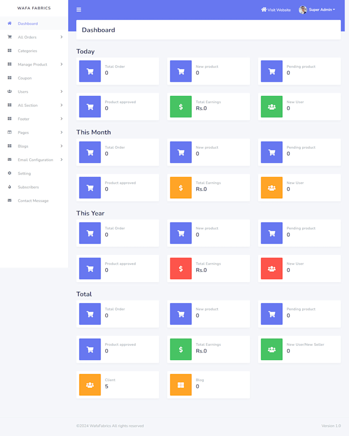 develop a custom laravel web application or website