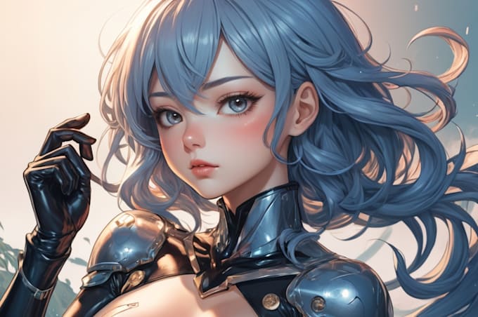 draw digital illustrations in manga or comic style
