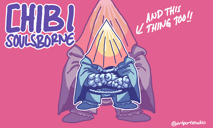 do chibi soulsborne art