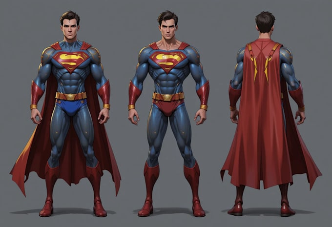 create your favorite character or superhero character design