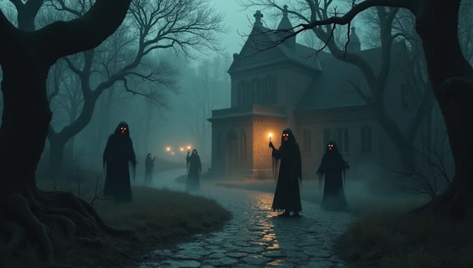 make horror fantasy style