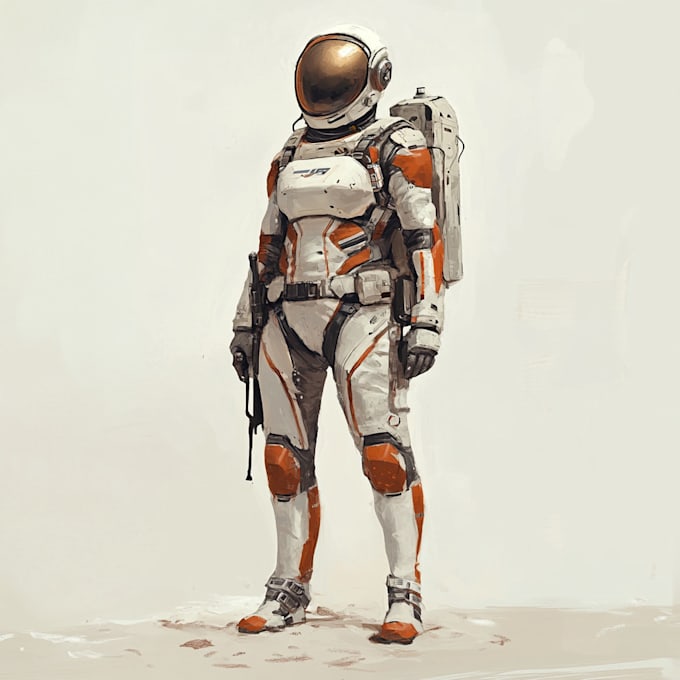 create wars and sci fi illustration