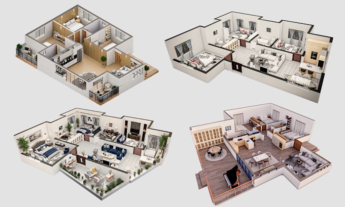 create 2d to 3d floor plan, interior floor plan, exterior of house, commercial