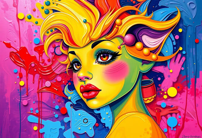 paint acrylic custom paintings for you