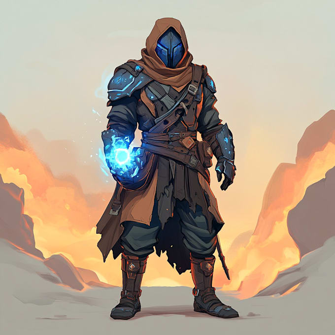 Draw dnd, fantasy character and dnd character art for you by Vinceodge ...