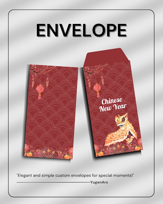 create custom envelope designs for events