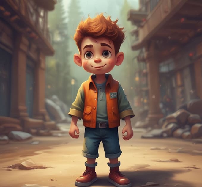 create cartoon character design