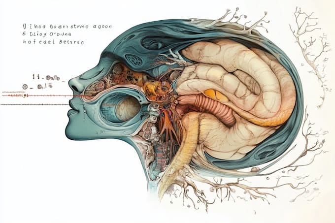 make animal and human scientific illustrations