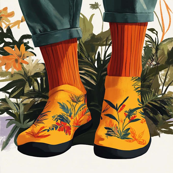 do sublimation all type of unique socks design and patterns