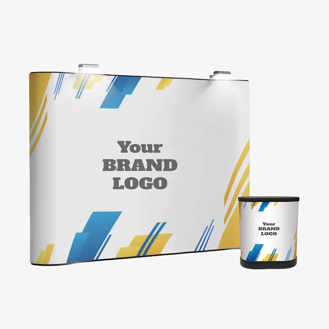 do professional mockups of backdrop, stage, banners, etc