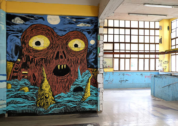 do wall art, mural, doodle, canvas wallpaper