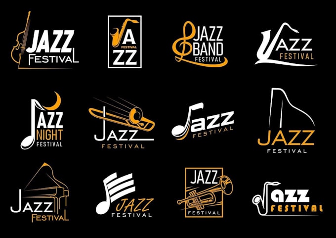 create vintage band logo