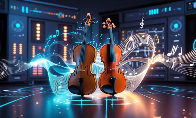 create ai generated jingles with live violin and viola